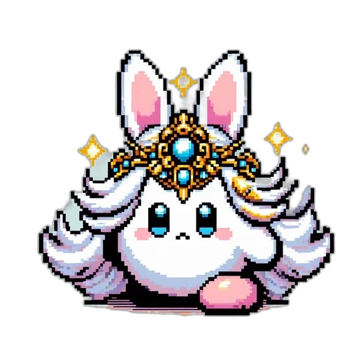 crown, staff, creature, animal transparent PNG cut-out