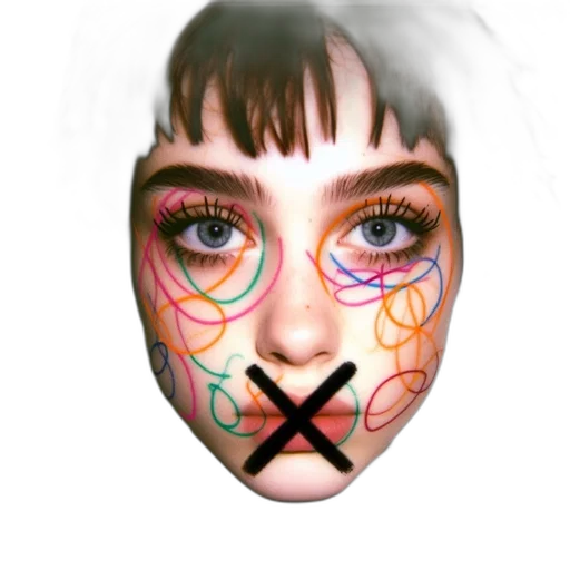 face, mask, creature, robot transparent PNG cut-out