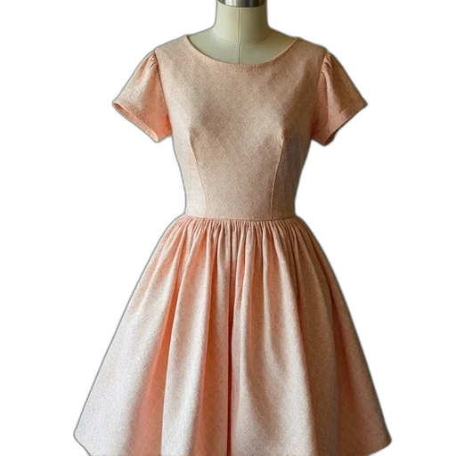 dress, 3d render, watercolor, pastel transparent PNG cut-out