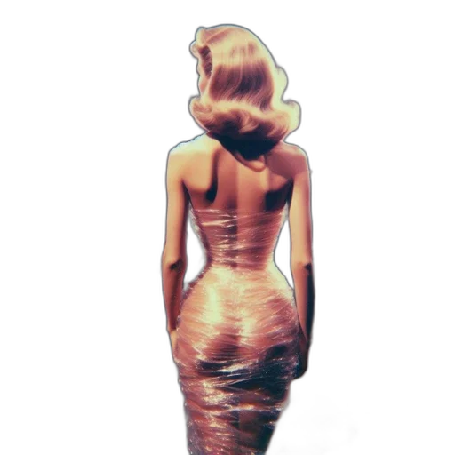 dress, hair, creature, crown transparent PNG cut-out