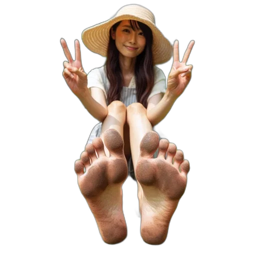 shoes, face, hat, creature transparent PNG cut-out