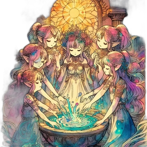 crown, dress, weapon, staff transparent PNG cut-out
