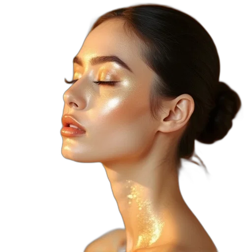 face, jewelry, crown, photorealistic transparent PNG cut-out