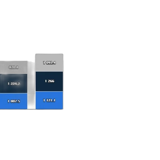 3d render, blue, monochrome, bar transparent PNG cut-out