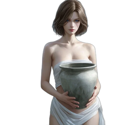 dress, concept art, fantasy art, photorealistic transparent PNG cut-out