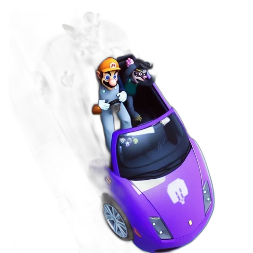 car, robot, 3d render, concept art transparent PNG cut-out