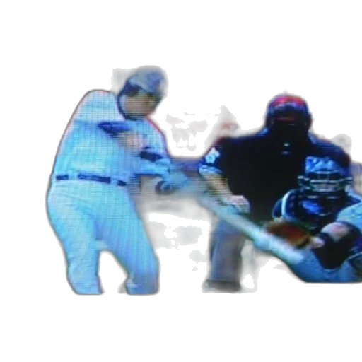 baseball, player, swinging, his transparent PNG cut-out