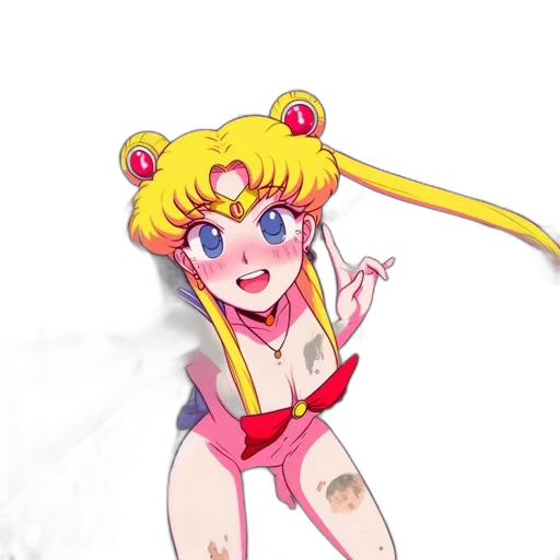 weapon, staff, dress, anime transparent PNG cut-out