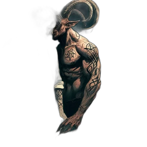 dragon, mask, creature, staff transparent PNG cut-out
