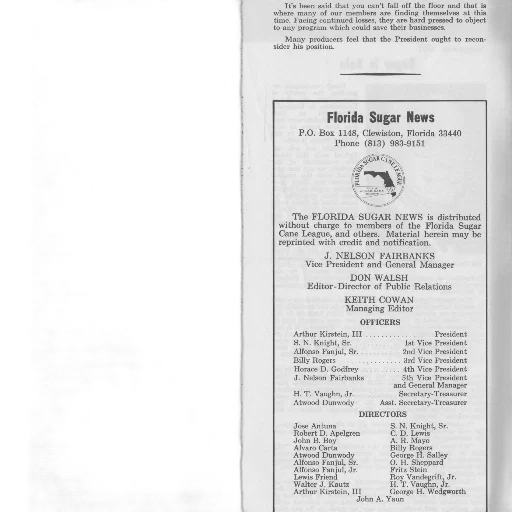 staff, page, florida, sugar transparent PNG cut-out