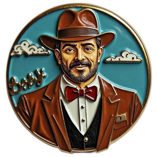 jacket, hat, staff, cartoon transparent PNG cut-out