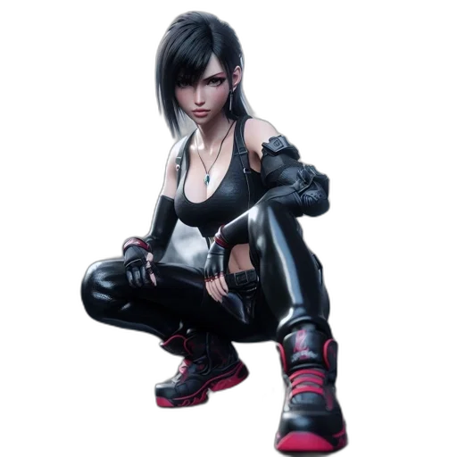 jacket, weapon, concept art, cyberpunk transparent PNG cut-out