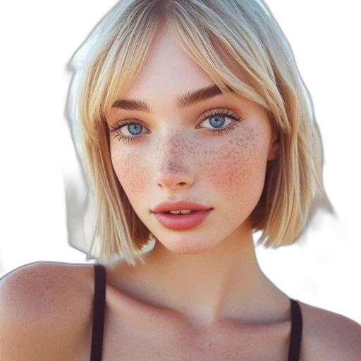 face, mask, hair, hat transparent PNG cut-out