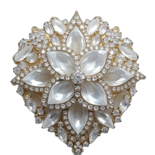 jewelry, crown, flower, 3d render transparent PNG cut-out