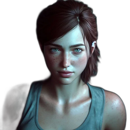 face, photorealistic, concept art, fantasy art transparent PNG cut-out