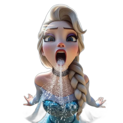 dress, 3d render, concept art, cartoon transparent PNG cut-out