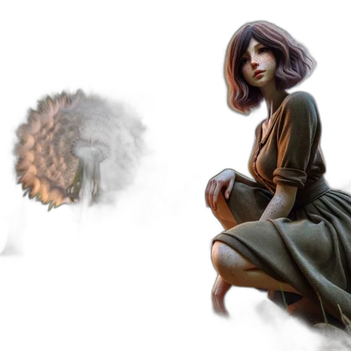 creature, concept art, fantasy art, photorealistic transparent PNG cut-out