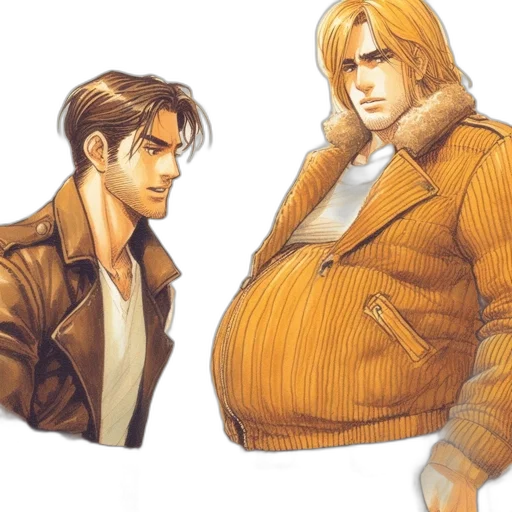 jacket, concept art, comic book art, photorealistic transparent PNG cut-out