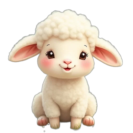 animal, face, creature, 3d render transparent PNG cut-out
