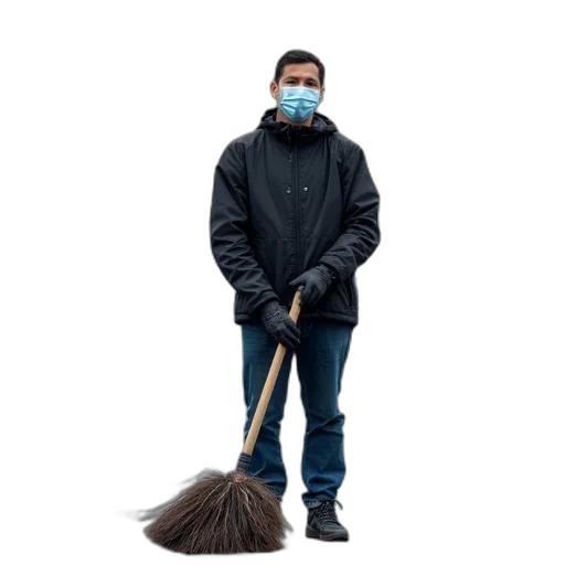 staff, mask, animal, creature transparent PNG cut-out