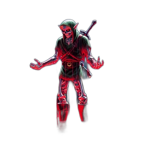 robot, staff, weapon, creature transparent PNG cut-out