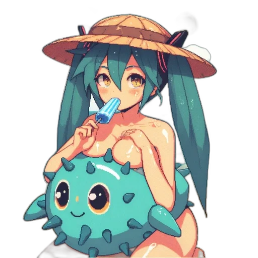 hat, dragon, creature, dress transparent PNG cut-out
