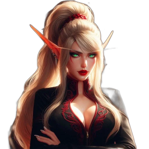 staff, crown, dragon, fantasy art transparent PNG cut-out