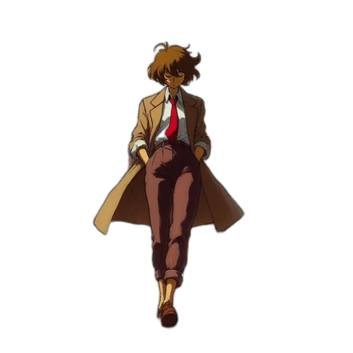 staff, jacket, hat, umbrella transparent PNG cut-out