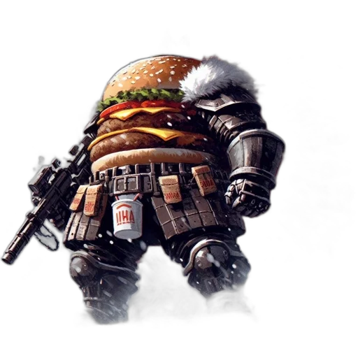robot, food, weapon, animal transparent PNG cut-out