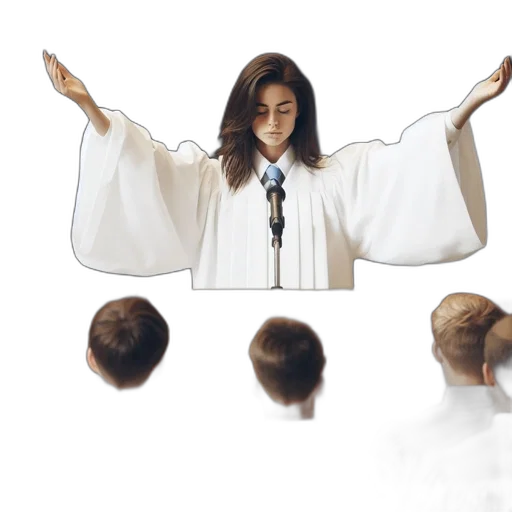 concept art, dimly, lit, church transparent PNG cut-out