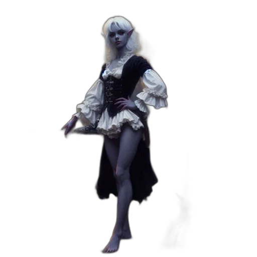 staff, dress, mask, creature transparent PNG cut-out
