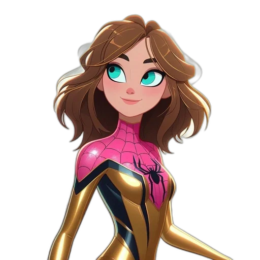 comic book art, cartoon, concept art, 3d render transparent PNG cut-out