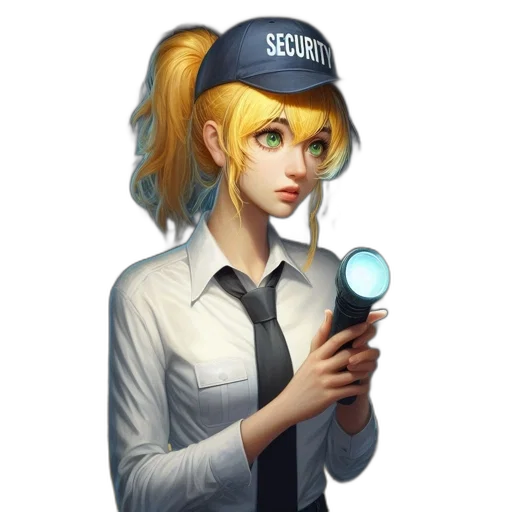 staff, hat, jacket, weapon transparent PNG cut-out