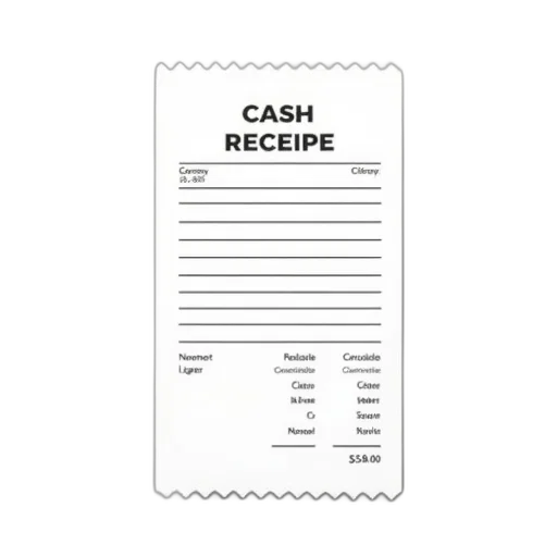cash, receipt, some, lines transparent PNG cut-out