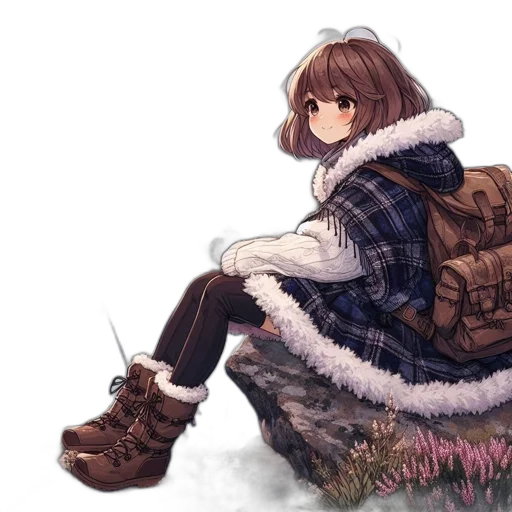 jacket, weapon, creature, flower transparent PNG cut-out