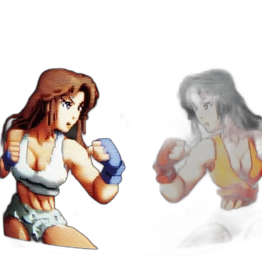 pixel art, concept art, anime, watercolor transparent PNG cut-out