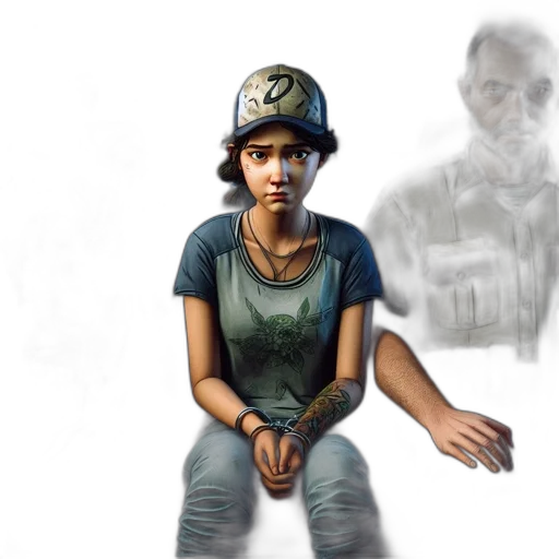 face, hat, weapon, concept art transparent PNG cut-out
