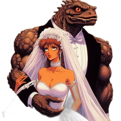 dress, dragon, concept art, pixel art transparent PNG cut-out