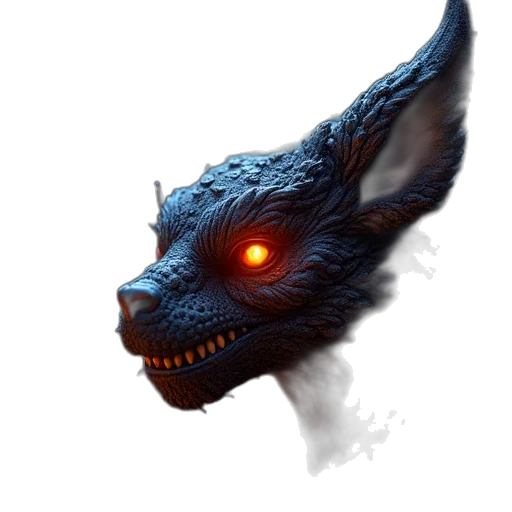 dragon, creature, mask, animal transparent PNG cut-out