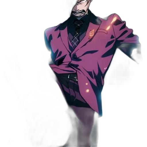 jacket, staff, creature, mask transparent PNG cut-out