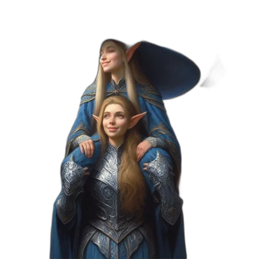 dragon, staff, crown, sword transparent PNG cut-out