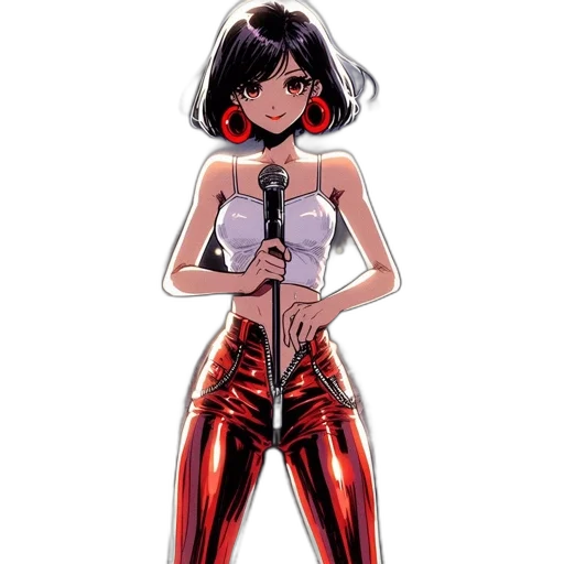 weapon, robot, dress, staff transparent PNG cut-out