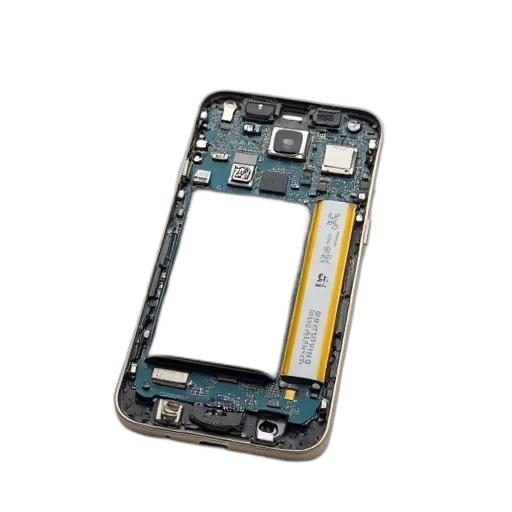 smartphone, back, cover, removed transparent PNG cut-out