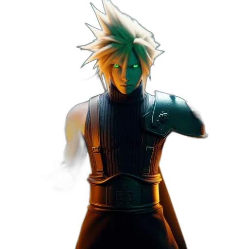 staff, mask, jacket, sword transparent PNG cut-out