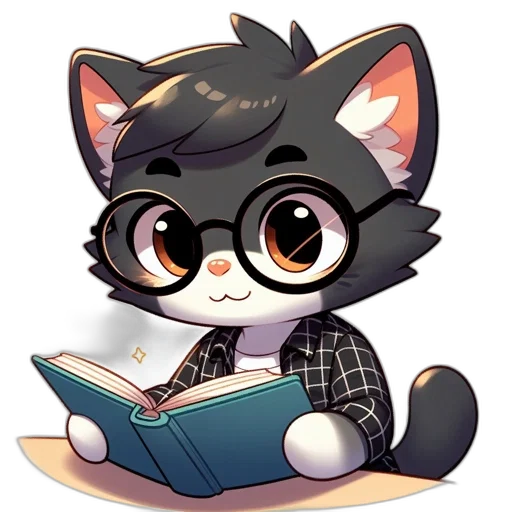 staff, cartoon, anime, pixel art transparent PNG cut-out