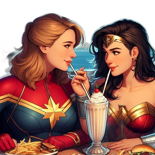 comic book art, concept art, fantasy art, cartoon transparent PNG cut-out