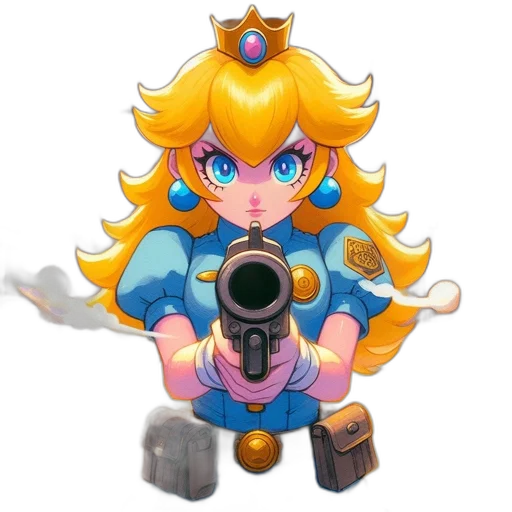 weapon, staff, crown, pixel art transparent PNG cut-out