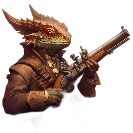 dragon, weapon, staff, animal transparent PNG cut-out
