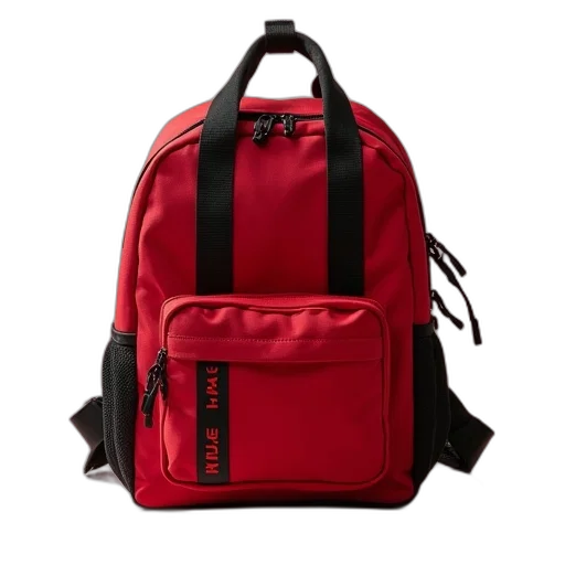 jacket, red, black, jump transparent PNG cut-out