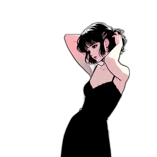 dress, hair, crown, jewelry transparent PNG cut-out